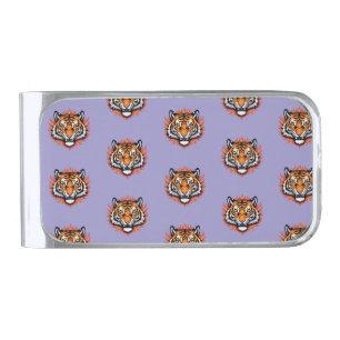 Round Pillow Silver Finish Money Clip