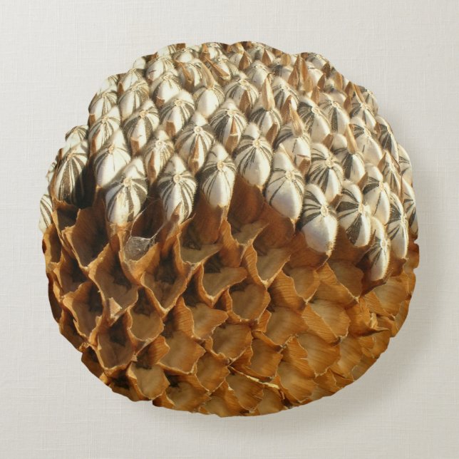 Round Pillow - Sunflower seeds (Front)