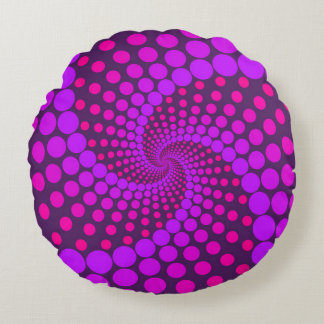 Round Pillow with Whimsical Beautiful Design