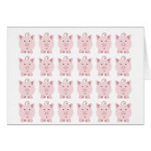 Round Pink Pig Pattern (Front Horizontal)