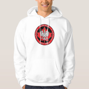 Round Poland Canada Leaf Hoodie