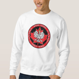 Round Poland Canada Leaf Sweatshirt