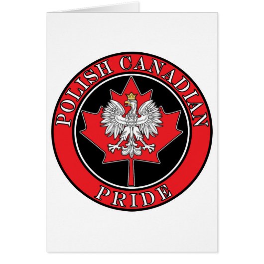 Round Polish Canadian Cards (Front)