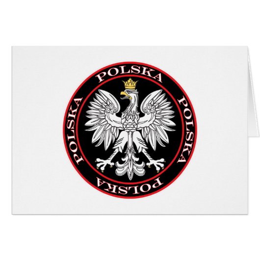 Round Polska Eagle (Front Horizontal)