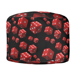Round Pouf Dice