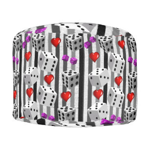 Round Pouf Dice