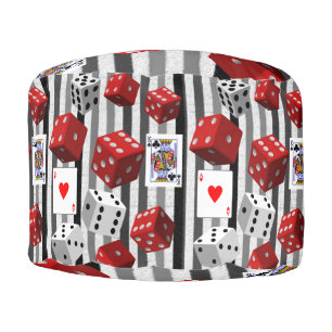 Round Pouf Dice