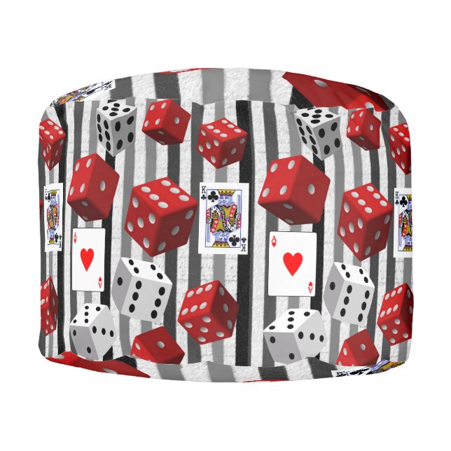 Round Pouf Dice (Front)