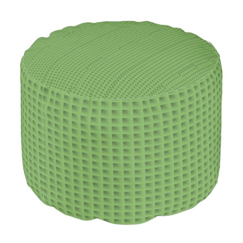 Round Pouf Green Square