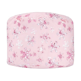 Round Pouf that brings pink dreams