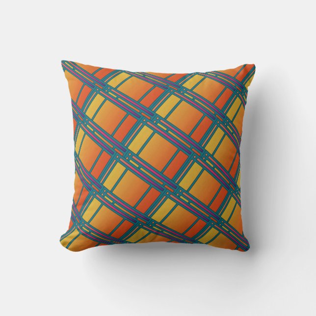 Round Pouf Throw Pillow (Front)
