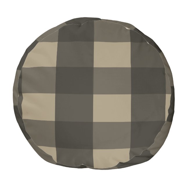Round pouf woven cotton grade A  (Bottom)