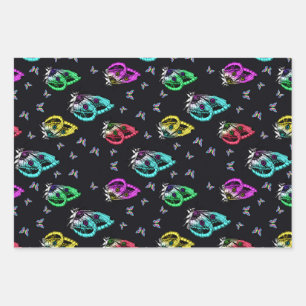 Round Pouf Wrapping Paper Sheets