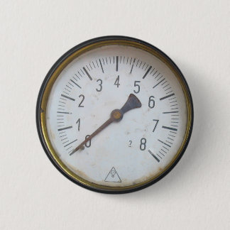 Round Pressure Gauge Meter Dial Button