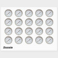 Round Pressure Meter Dial Stickers | Zazzle