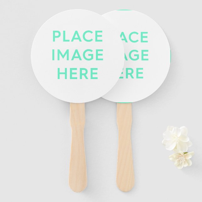 Round Program Fan (Front and Back)