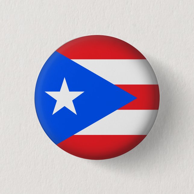 Round Puerto Rico Button (Front)