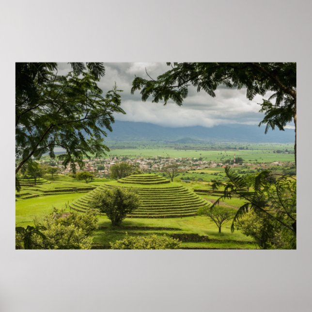 Round Pyramids Ruins, Sayulita, Nayarit, Mexico Poster (Front)