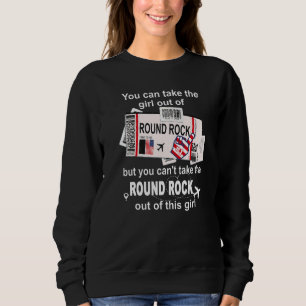 Round Rock Boarding Pass Round Rock Girl Sweatshirt