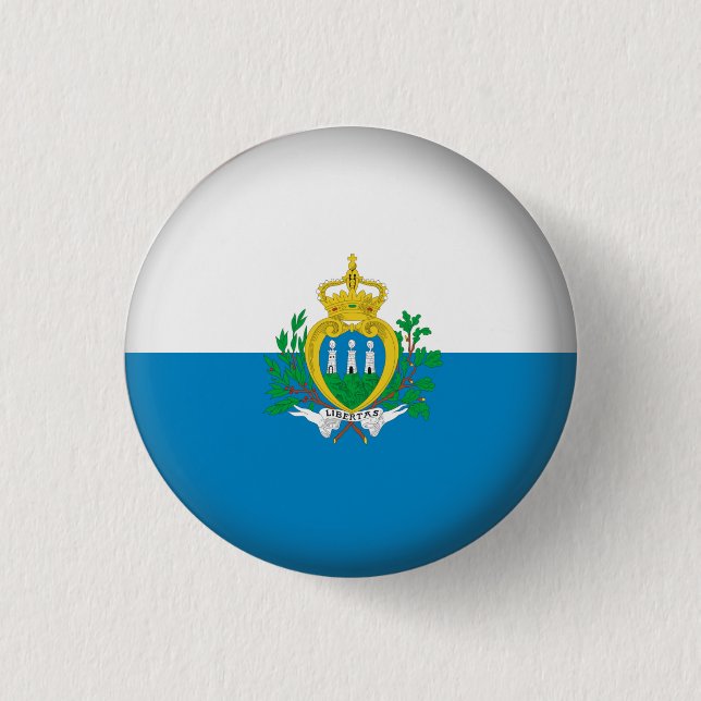Round San Marino Button (Front)