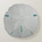 Round Sand Dollar Beach Throw Pillow