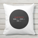 Round Shape Personal Creations 20 Inch Outdoor Pillow