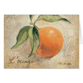 Round Shiny Orange Fruit (Front Horizontal)