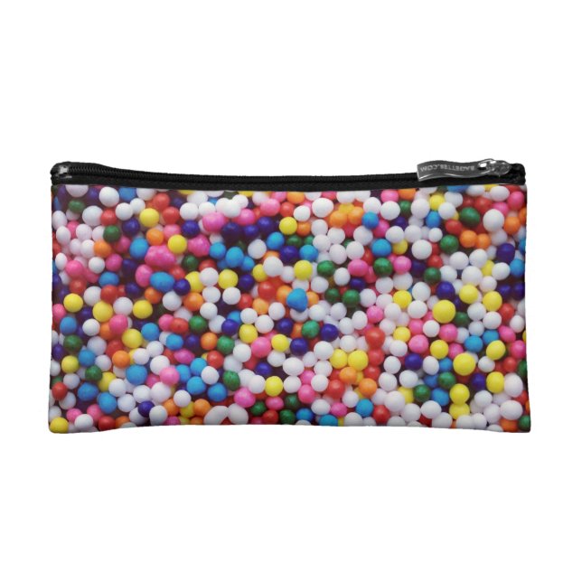 Round Sprinkles Cosmetic Bag (Front)