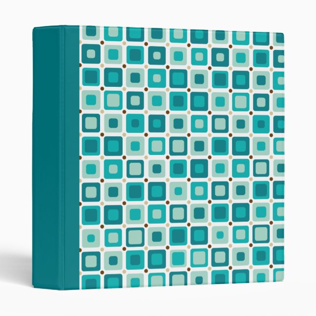 Round Squares Pattern Binder (Front/Spine)