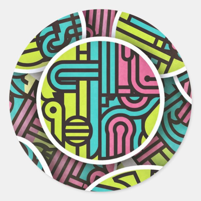 round sticker (Front)