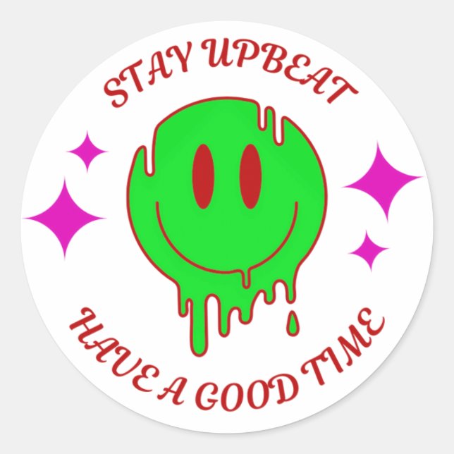 round sticker (Front)