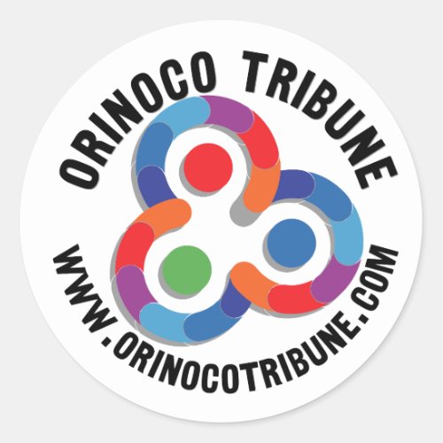 Round sticker logo