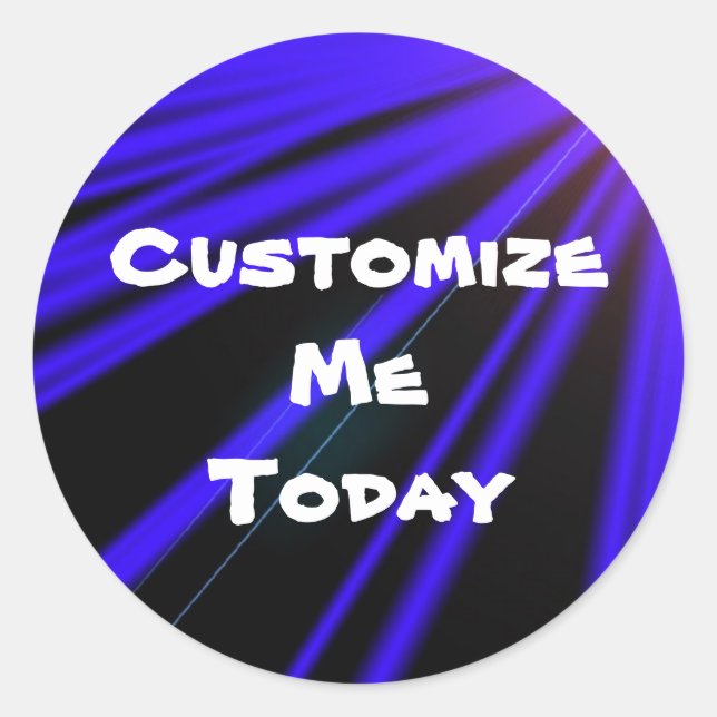 Round Sticker Template (Front)