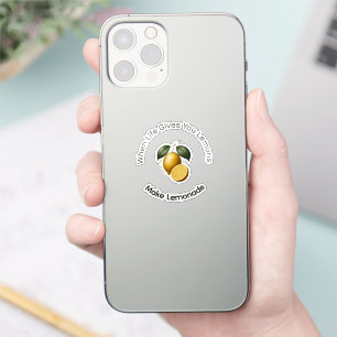 Round Sticker - When Life Gives You Lemons