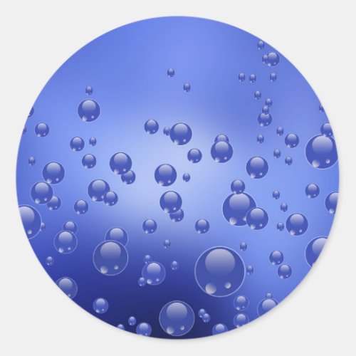 Round stickers  Water bubbles 