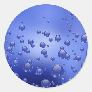 Round stickers " Water bubbles "