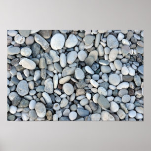 round stone texture rock minerals nature gravel poster