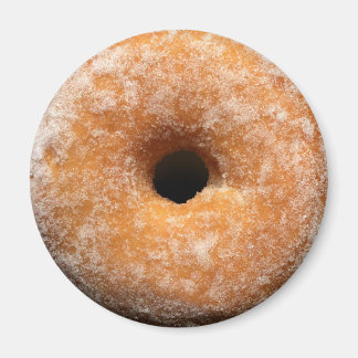 Round sugar-coated donut magnet