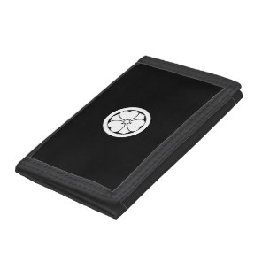 ROUND SWORD VINEGAR GRASS GLAND LADY LEATHER WALLE TRI-FOLD WALLET