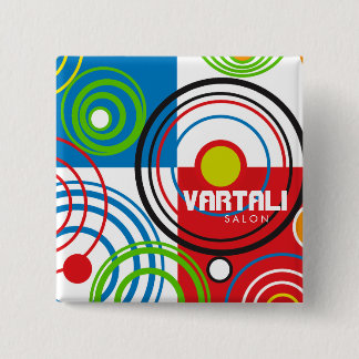 Round Target Pattern Vartali Square Button