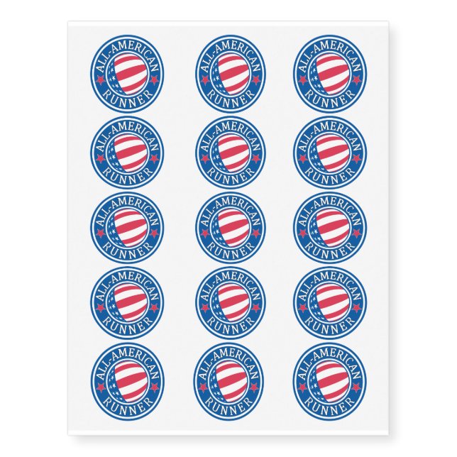 ROUND Template Temporary Tattoos (Front)