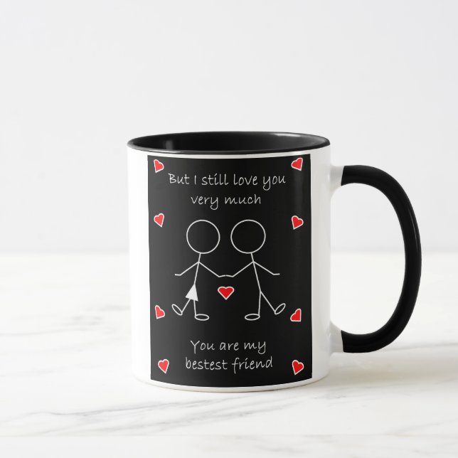 Round the Bend Valentine Mug (Right)
