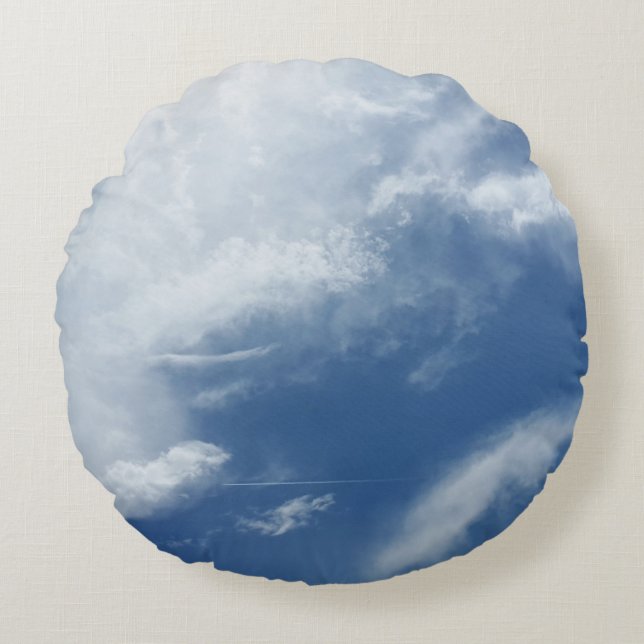 Round Throw Pillow (Front)