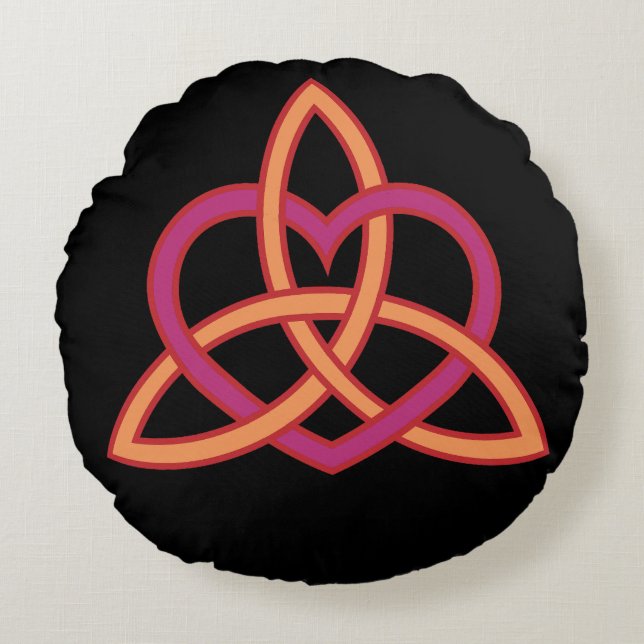 Round Throw Pillow (Front)