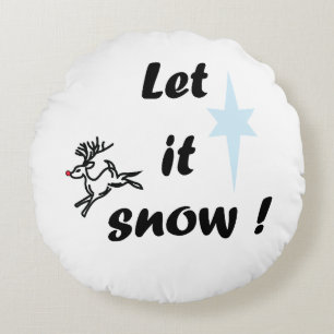 Round Throw Pillow