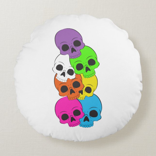 Round Throw Pillow (Front)