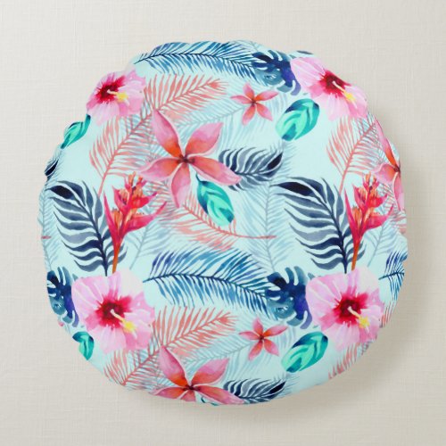 Round Throw Pillow