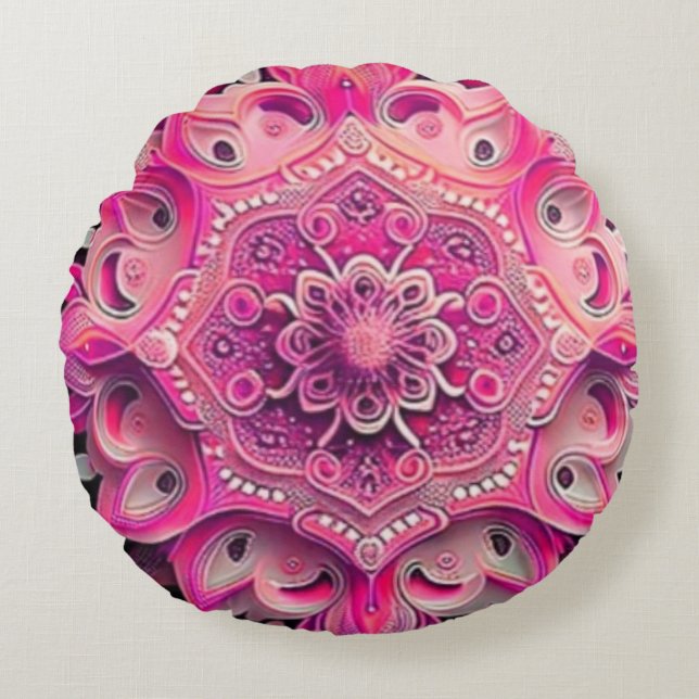 Round Throw Pillow (16") (Front)