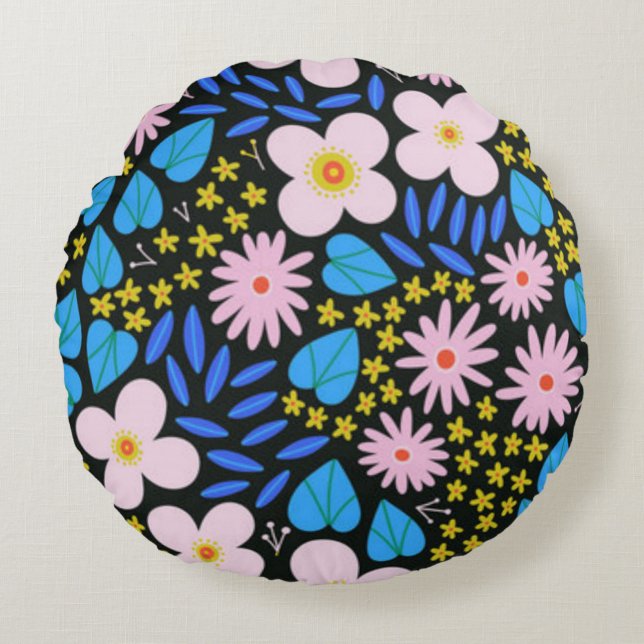 Round Throw Pillow (16") (Front)
