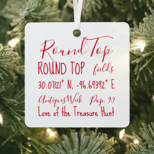 Round Top Texas Antiques Week Ornament